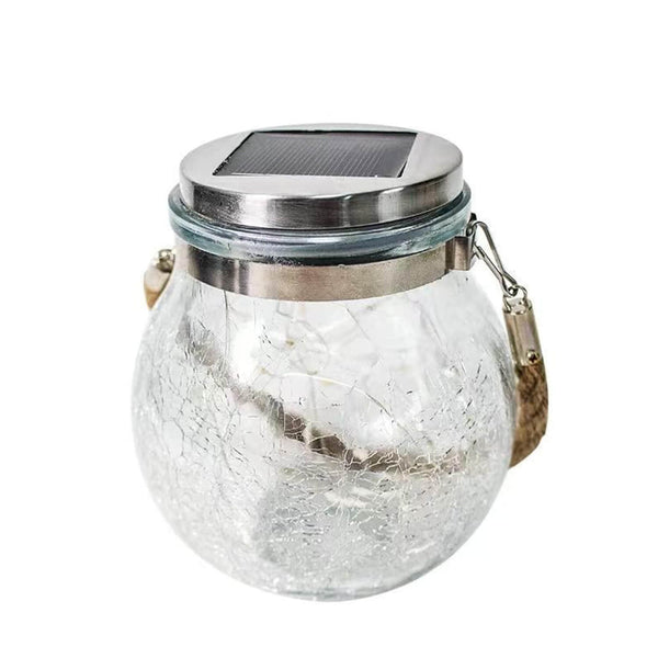 WYZM Solar Crack Glass Ball Lantern